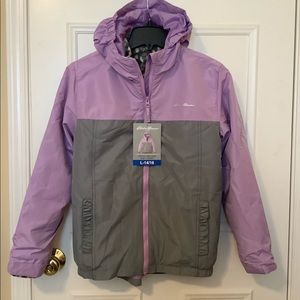 (Size:S-M-L)Eddie Bauer Youth Girls 3in1 jacket